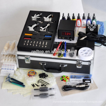 2015 hot selling Top-Quantity Permanent Digital Complete 4 Machine tattoo Kit